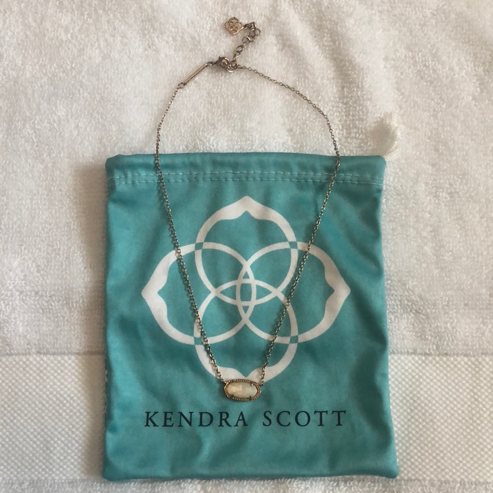 Kendra Scott Gold Ivory Pearl Necklace